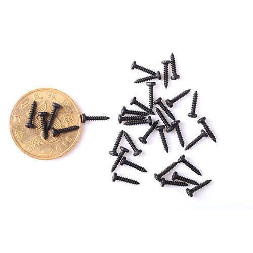 Fermetures en acier inoxydable Micro vis de précision Pan tête croisée en retrait à queue tranchante Mini vis d'utilisation pour parapluie