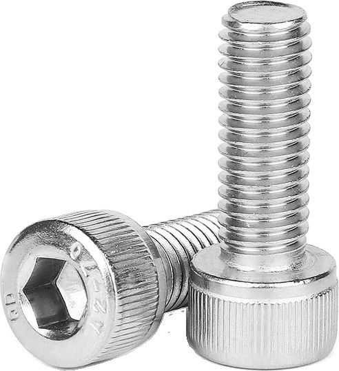 Tête cylindrique en titane pur Hexagone laveuse à ressort plat Trois vis de machine combinées M0.6-M3