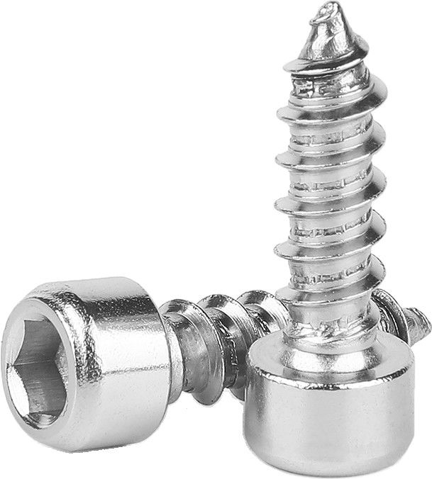 DIN912 avec acier inoxydable dentelé A2 SS304 SS316 Hexagon Socket Head Cap Micro Screw Allen Head Bolt