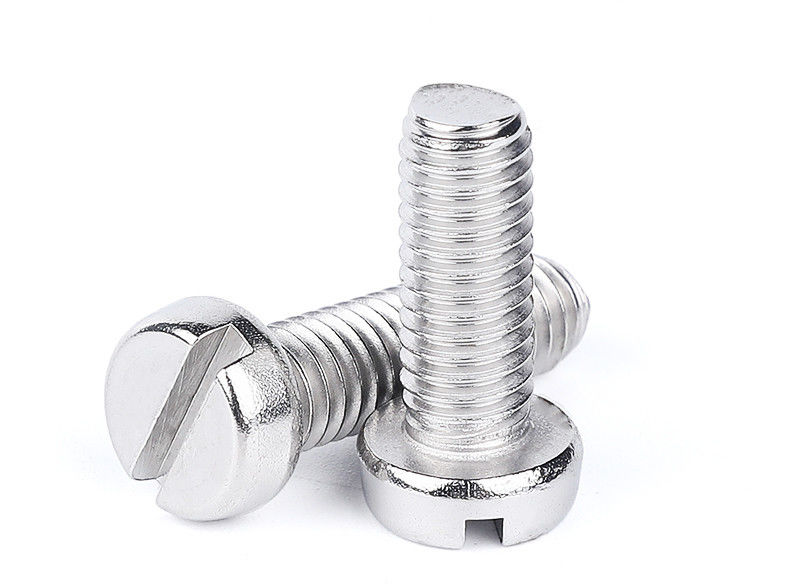 Screw de machine de fente à tête cylindrique à fente à haute dureté pour matériau carbone automobile DIN84 GB65