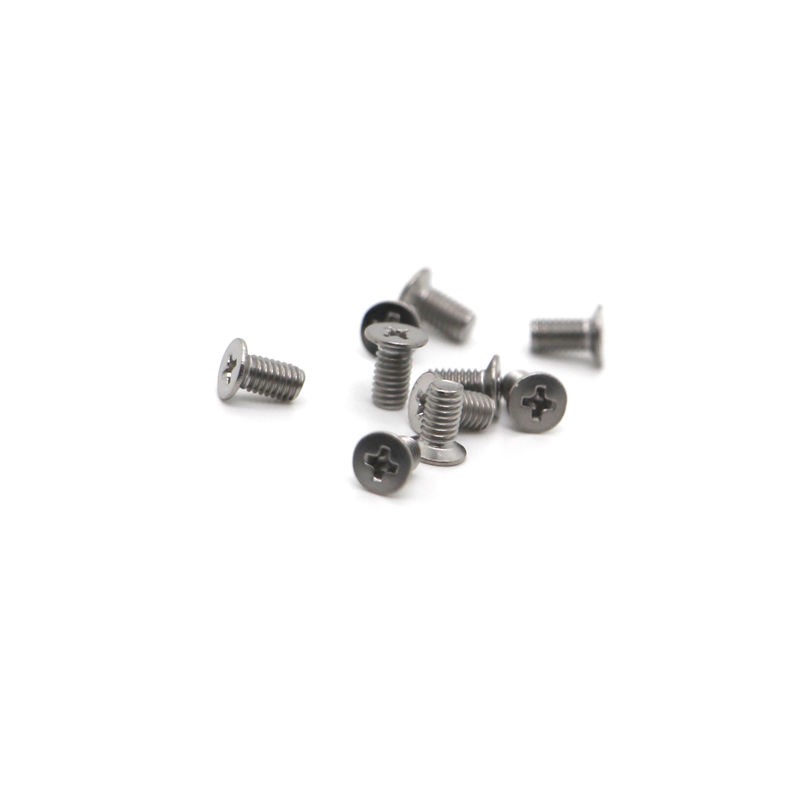 Taille personnalisée non standard Tête plate M0,5-M3 Mini vis de précision en acier inoxydable certifié ISO 9001