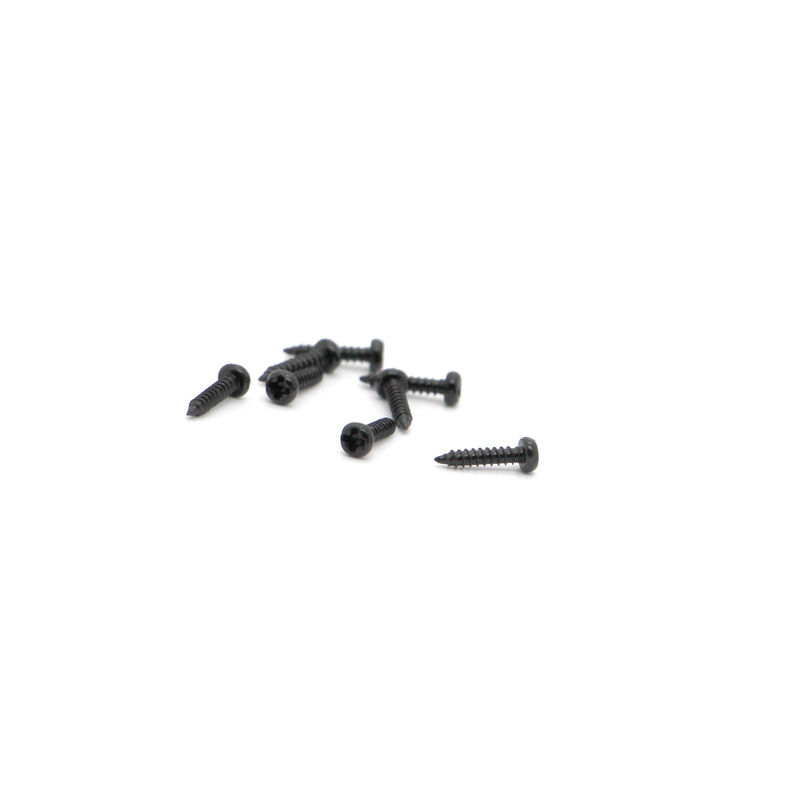 Écrou à autocollant noir Phillips Tête ronde Micro-écrou de précision M1 M1.2 M1.4 M1.6 M1.7 M2