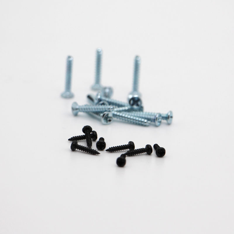 Micro vis de précision en acier inoxydable tête plate et fil complet pour la construction service sur mesure