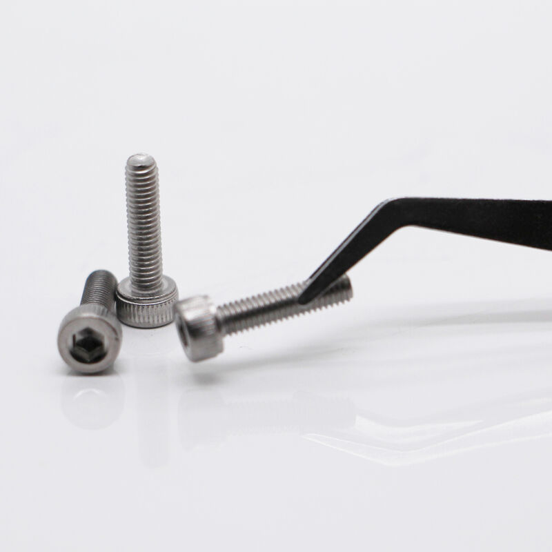 Écrous à tête de panneau en acier inoxydable à ultra-microprécision M0,5-M3 nickelés pour applications industrielles