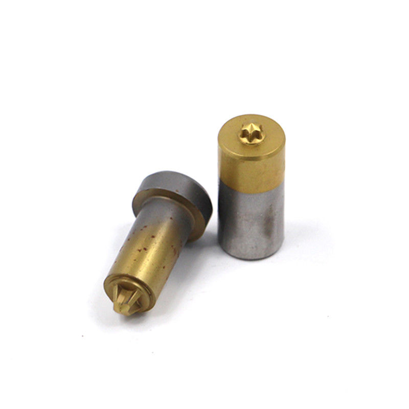 Poinçon à vis en acier trempé industriel avec une durée de vie de 250 000 à 300 000 coups et conception 2D/3D/CAO/DWG/STEP/PDF/UG