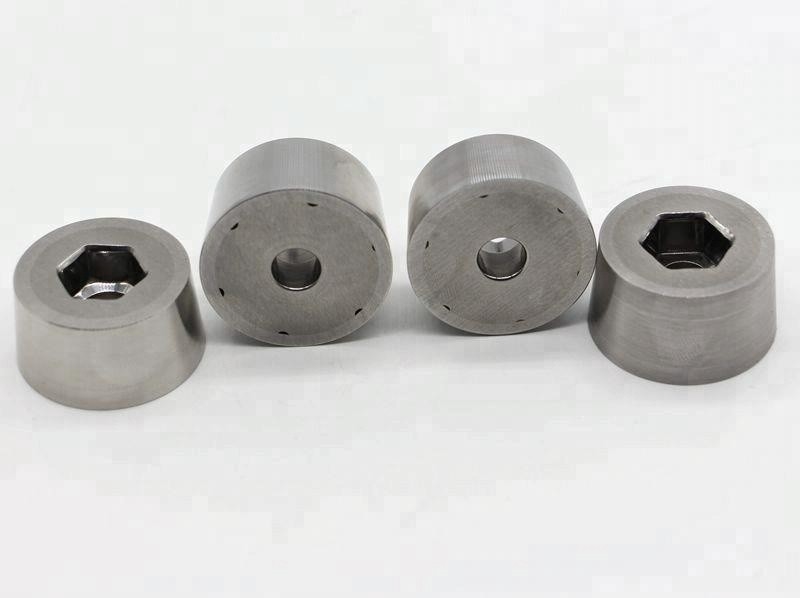 Tête froide en tuile en carbure cimenté en forme de tuile avec revêtement CVD de polissage de surface