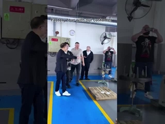 Visite de l'usine avec notre client